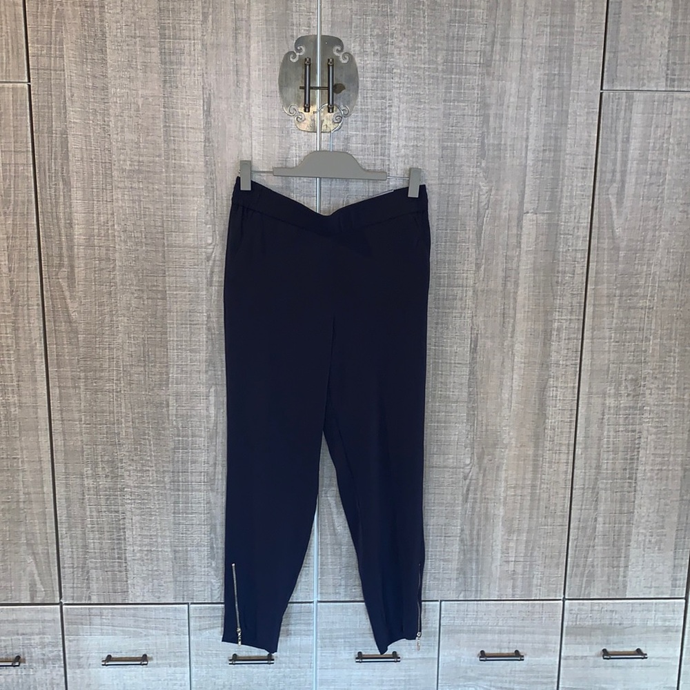 Chico’s‎ Woven Hem Zipper Ankle Pants
